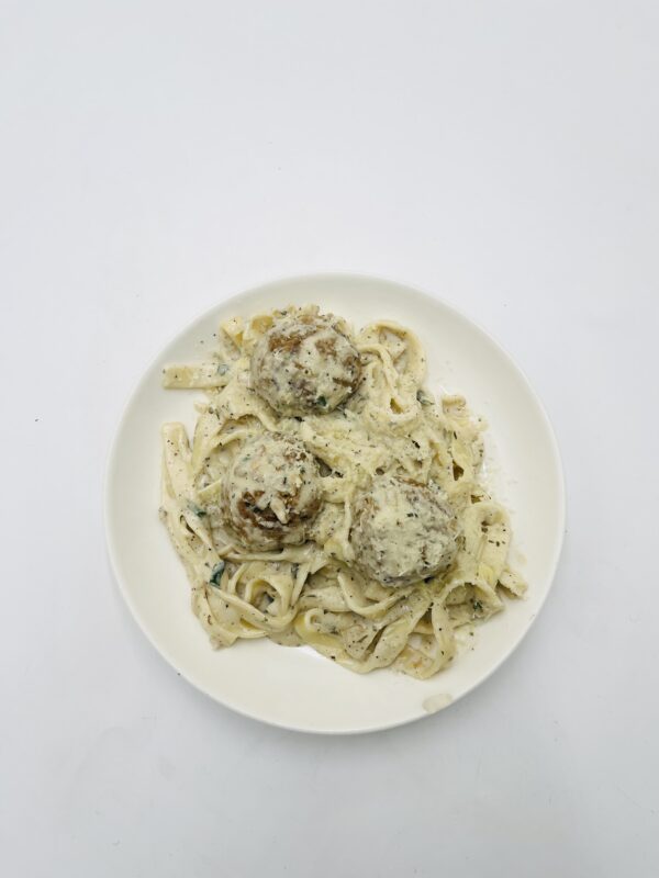 Tagliatelles Akwaba aux Boulettes de Poulet